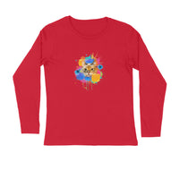 Stepevoli Clothing - Full Sleeves Round Neck (Men) - Splishy Splashy Cat (7 Colours)