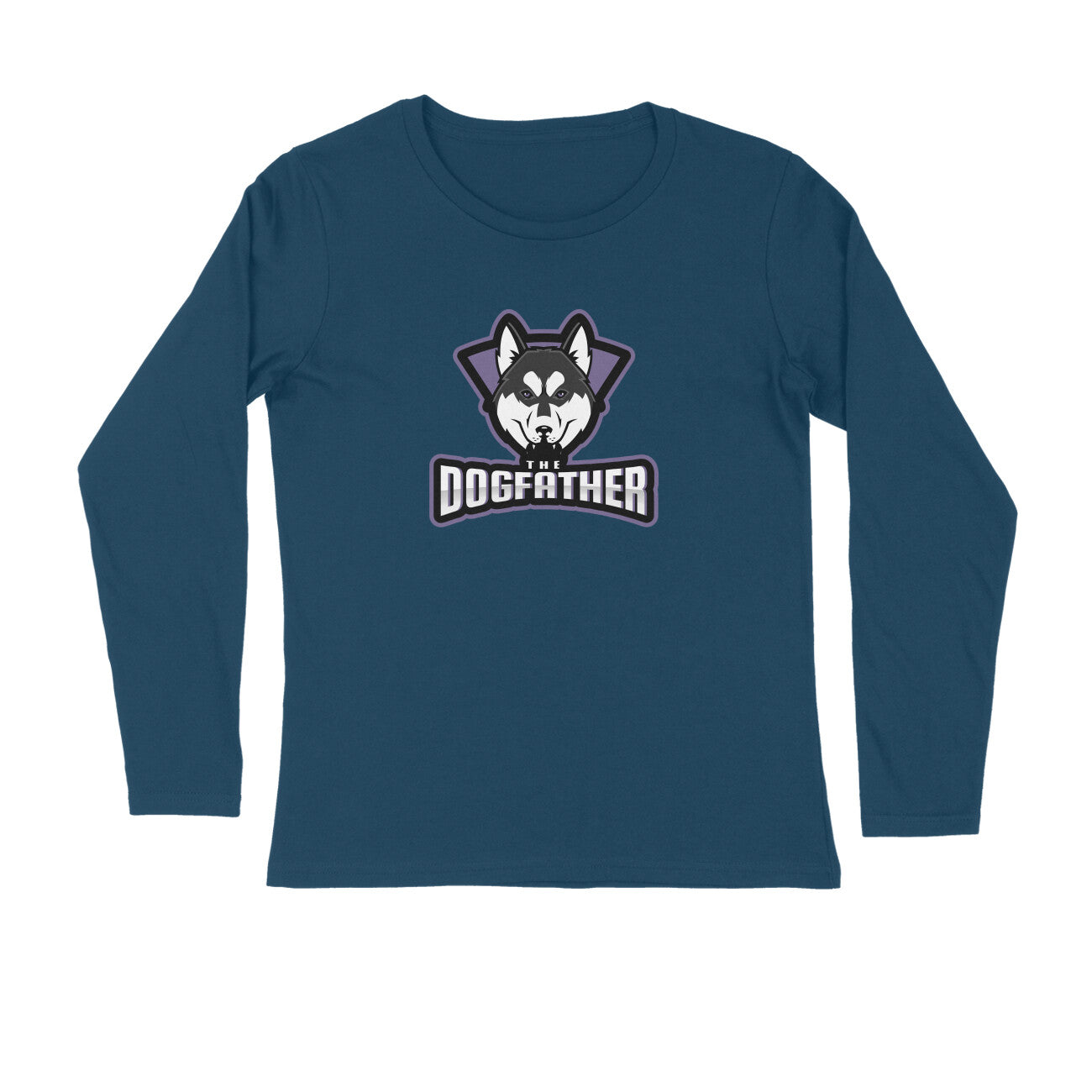 Stepevoli Clothing - Full Sleeves Round Neck (Men) - The Dogfather Husky (7 Colours)
