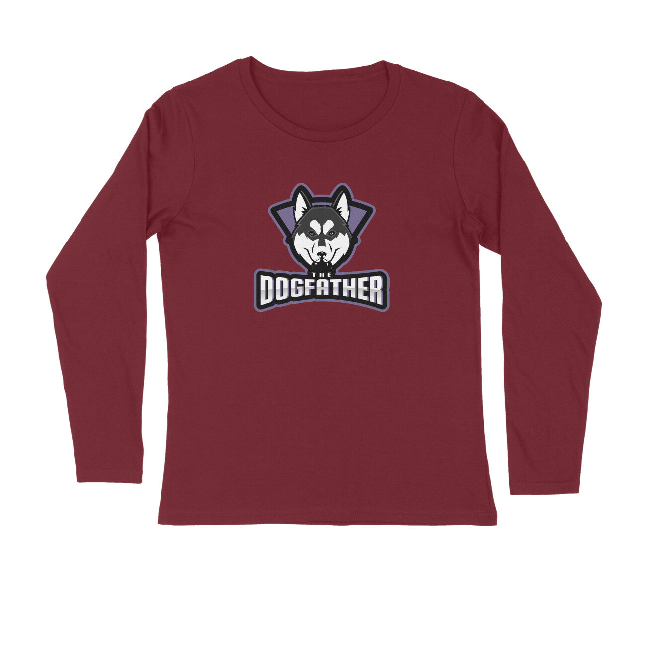 Stepevoli Clothing - Full Sleeves Round Neck (Men) - The Dogfather Husky (7 Colours)
