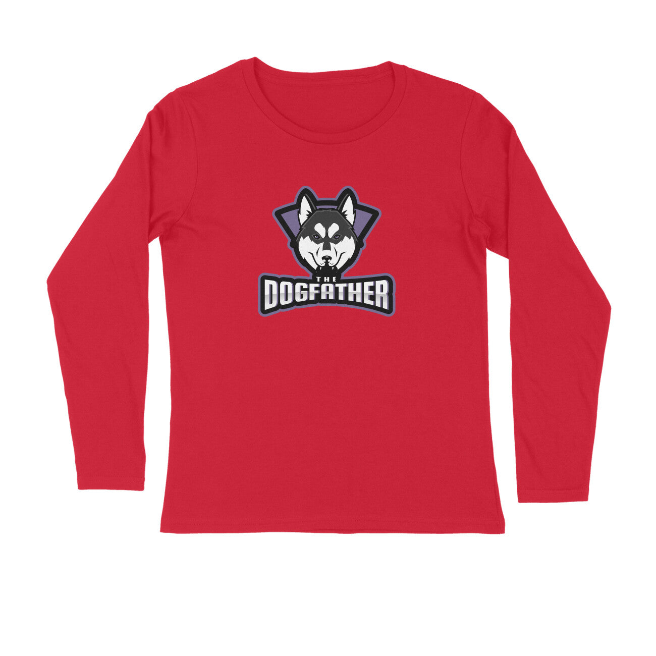 Stepevoli Clothing - Full Sleeves Round Neck (Men) - The Dogfather Husky (7 Colours)
