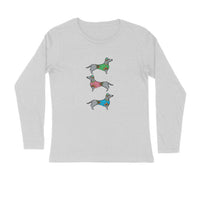 Stepevoli Clothing - Full Sleeves Round Neck (Men) - Three Dachshunds (7 Colours)