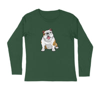 Stepevoli Clothing - Full Sleeves Round Neck (Men) - Wringkly Sprinkly Bulldog (7 Colours)