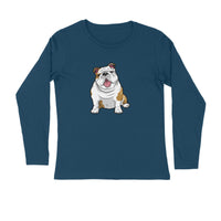 Stepevoli Clothing - Full Sleeves Round Neck (Men) - Wringkly Sprinkly Bulldog (7 Colours)