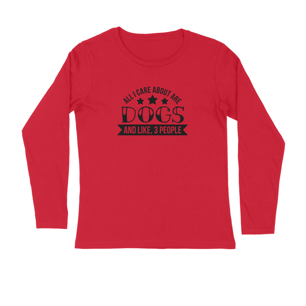 Stepevoli Clothing - Full Sleeves Round Neck (Men) - Dogs Are My Life (3 Colours)