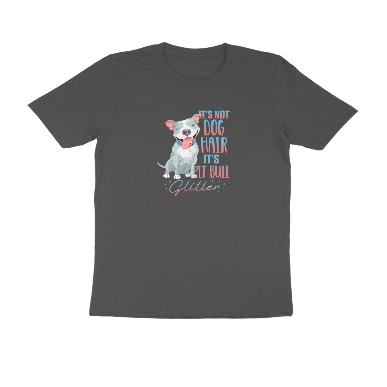 Stepevoli Clothing - Round Neck T-Shirt (Men) - Pitbull Glitter (9 Colours)