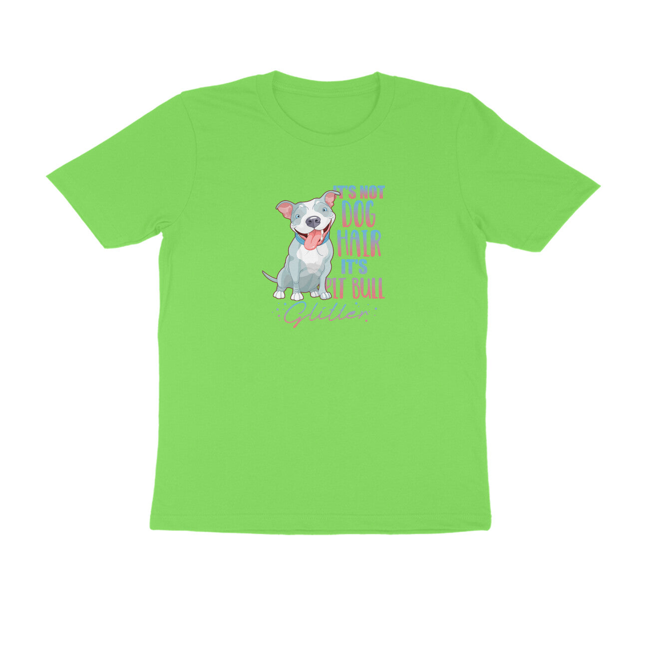 Stepevoli Clothing - Round Neck T-Shirt (Men) - Pitbull Glitter (9 Colours)