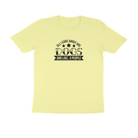 Stepevoli Clothing - Round Neck T-Shirt (Men) - Dogs Are My Life (9 Colours)