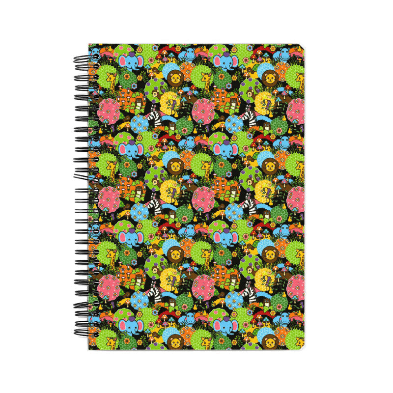 Stepevoli Notebooks - Retro Jungle Party Notebook