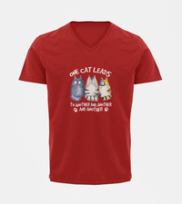 V Neck T-Shirt (Men) - Never Ending (4 Colours)