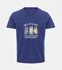 V Neck T-Shirt (Men) - Never Ending (4 Colours)