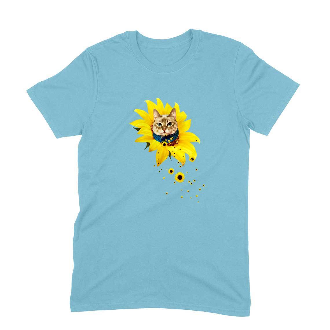 Stepevoli Clothing - Round Neck T-Shirt (Men) - A Meowment Of Sunshine (11 Colours)