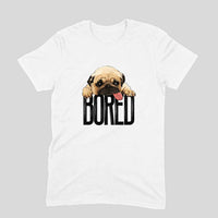 Stepevoli Clothing - Round Neck T-Shirt (Men) - Bored Pug Baby (10 Colours)
