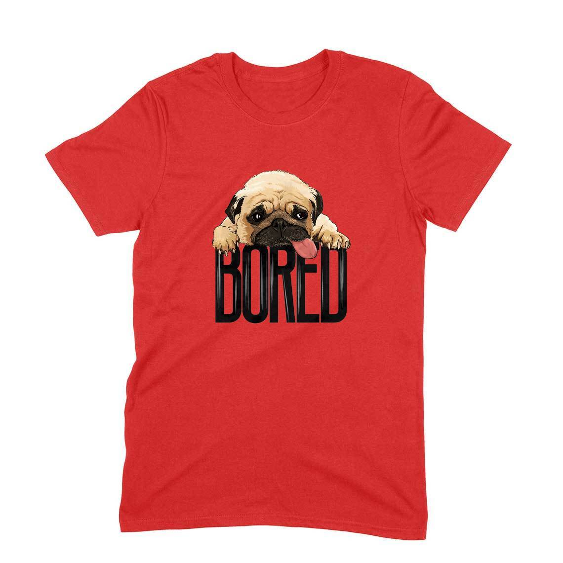 Stepevoli Clothing - Round Neck T-Shirt (Men) - Bored Pug Baby (10 Colours)