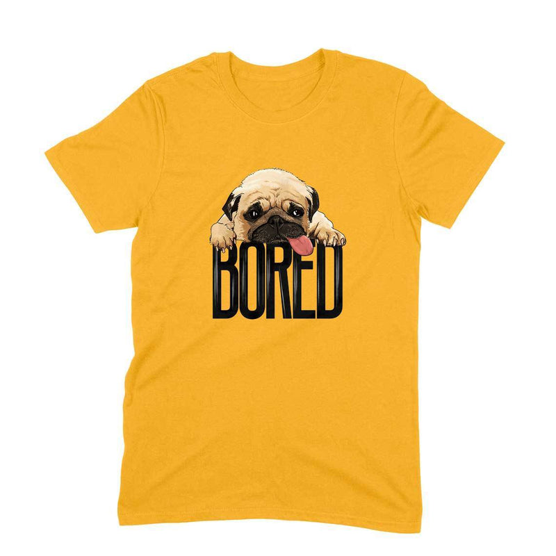 Stepevoli Clothing - Round Neck T-Shirt (Men) - Bored Pug Baby (10 Colours)
