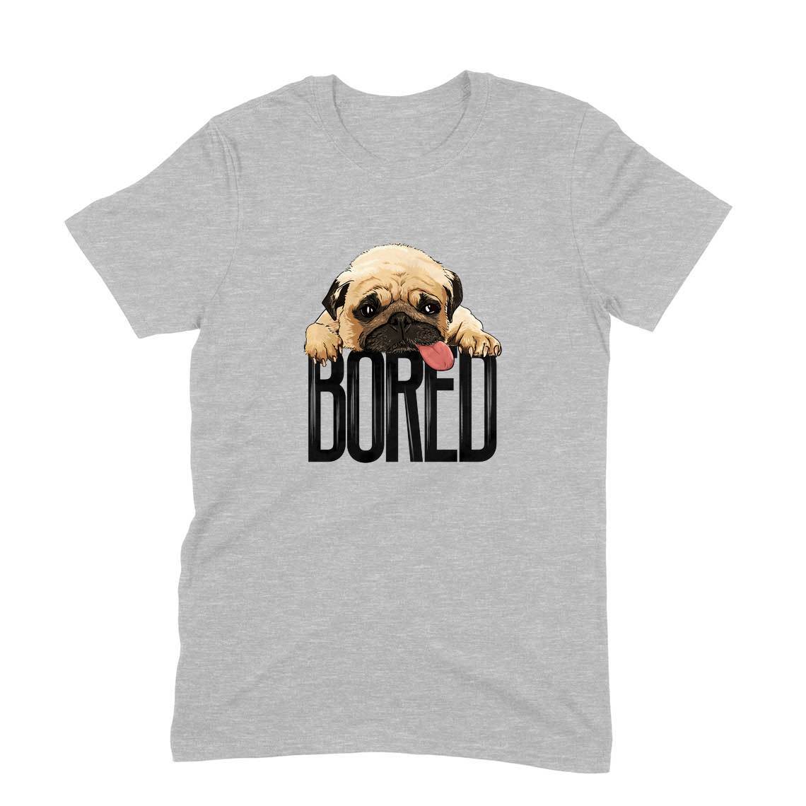 Stepevoli Clothing - Round Neck T-Shirt (Men) - Bored Pug Baby (10 Colours)
