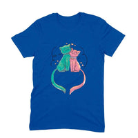 Stepevoli Clothing - Round Neck T-Shirt (Men) - Cats In Love (11 Colours)