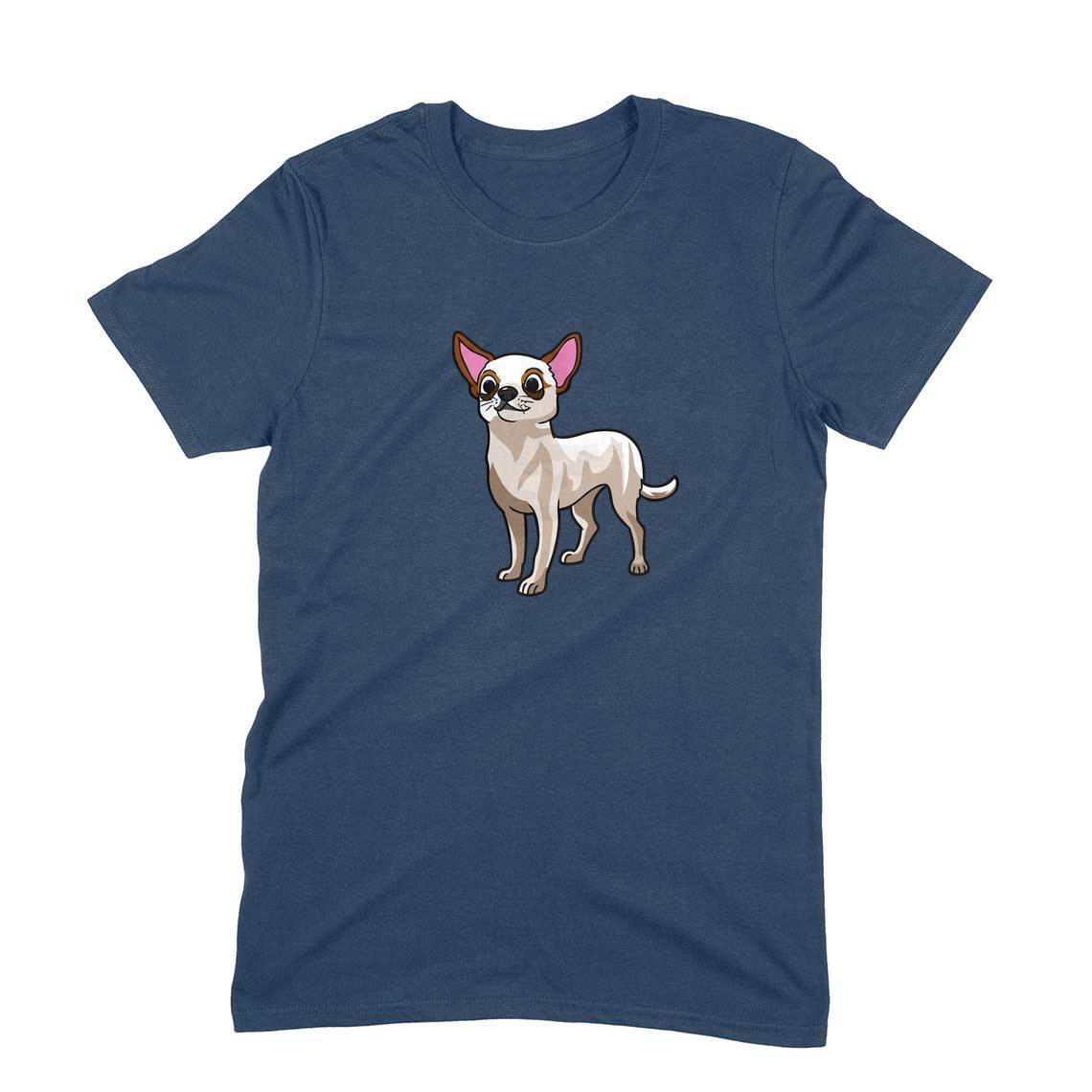 Stepevoli Clothing - Round Neck T-Shirt (Men) - Chatty Chihuahua (11 Colours)