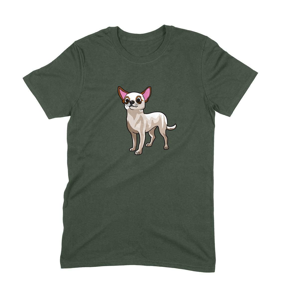 Stepevoli Clothing - Round Neck T-Shirt (Men) - Chatty Chihuahua (11 Colours)