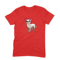 Stepevoli Clothing - Round Neck T-Shirt (Men) - Chatty Chihuahua (11 Colours)
