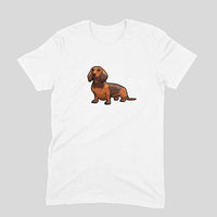 Stepevoli Clothing - Round Neck T-Shirt (Men) - Dash Dash Dachshund (11 Colours)