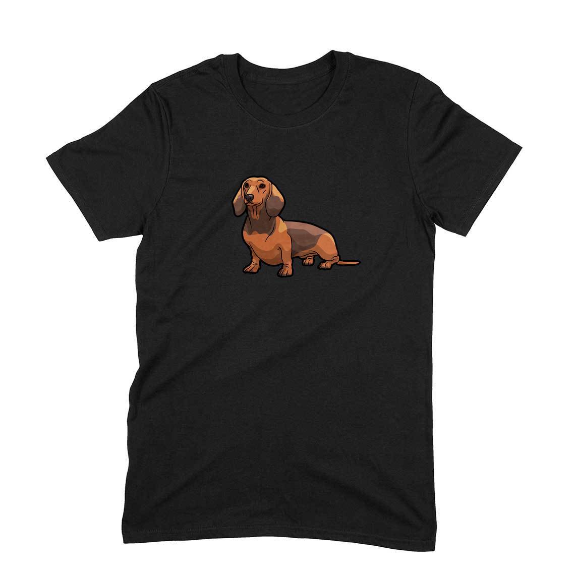 Stepevoli Clothing - Round Neck T-Shirt (Men) - Dash Dash Dachshund (11 Colours)