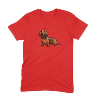 Stepevoli Clothing - Round Neck T-Shirt (Men) - Dash Dash Dachshund (11 Colours)
