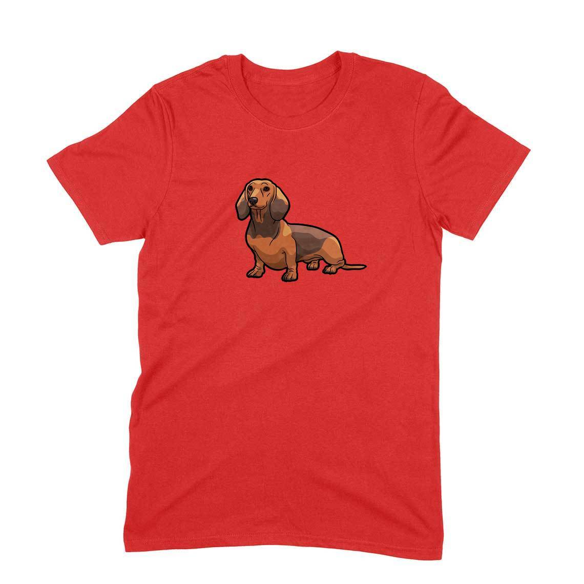 Stepevoli Clothing - Round Neck T-Shirt (Men) - Dash Dash Dachshund (11 Colours)