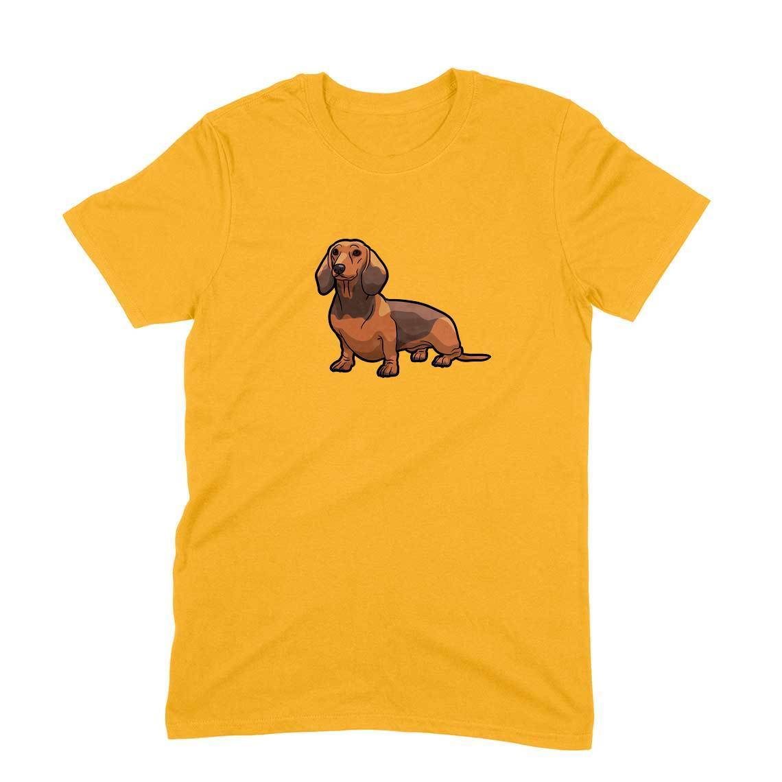 Stepevoli Clothing - Round Neck T-Shirt (Men) - Dash Dash Dachshund (11 Colours)
