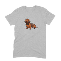 Stepevoli Clothing - Round Neck T-Shirt (Men) - Dash Dash Dachshund (11 Colours)