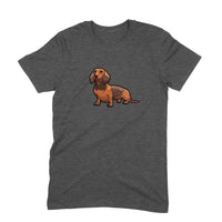 Stepevoli Clothing - Round Neck T-Shirt (Men) - Dash Dash Dachshund (11 Colours)
