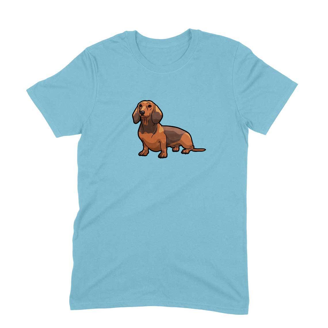 Stepevoli Clothing - Round Neck T-Shirt (Men) - Dash Dash Dachshund (11 Colours)