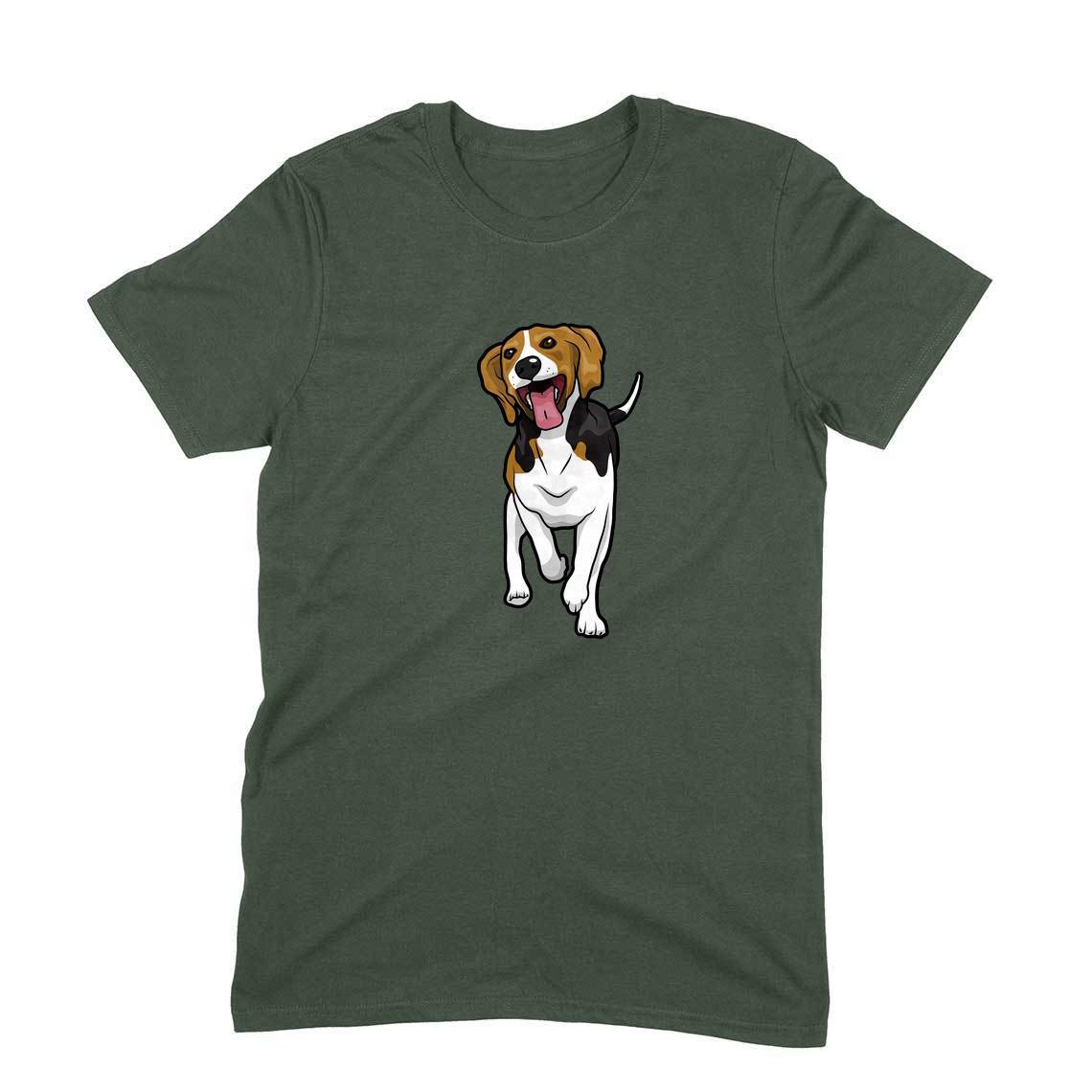 Stepevoli Clothing - Round Neck T-Shirt (Men) - Fun Loving Beagle (11 Colours)