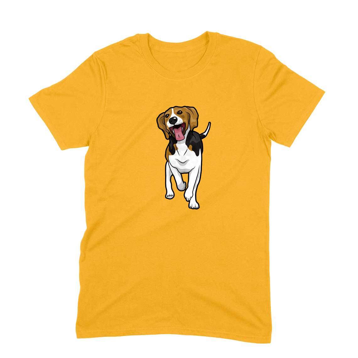Stepevoli Clothing - Round Neck T-Shirt (Men) - Fun Loving Beagle (11 Colours)