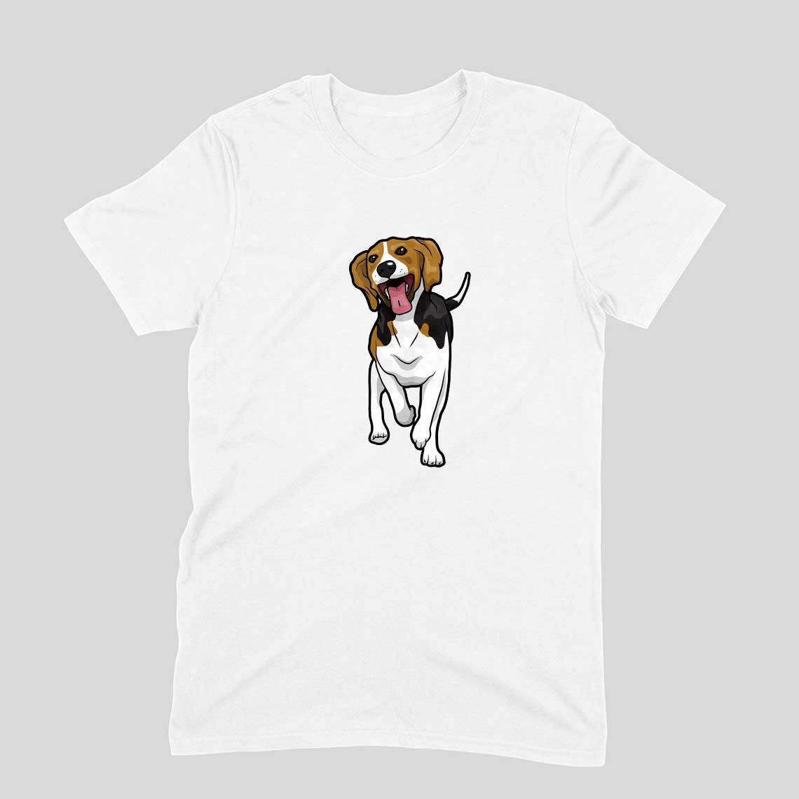 Stepevoli Clothing - Round Neck T-Shirt (Men) - Fun Loving Beagle (11 Colours)