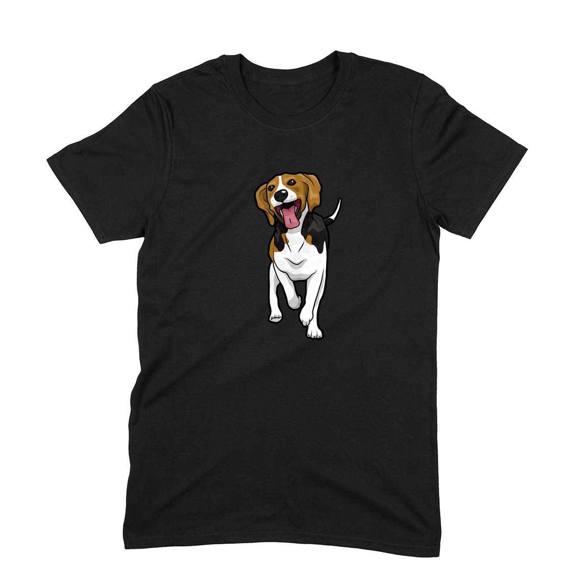 Stepevoli Clothing - Round Neck T-Shirt (Men) - Fun Loving Beagle (11 Colours)