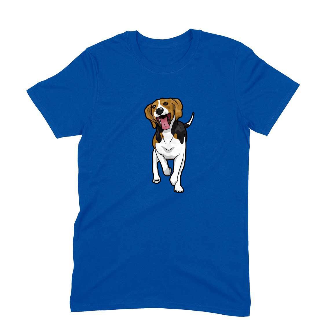 Stepevoli Clothing - Round Neck T-Shirt (Men) - Fun Loving Beagle (11 Colours)