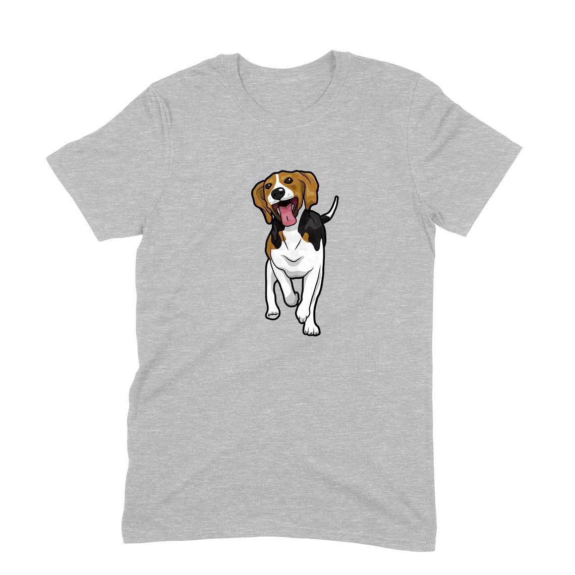 Stepevoli Clothing - Round Neck T-Shirt (Men) - Fun Loving Beagle (11 Colours)