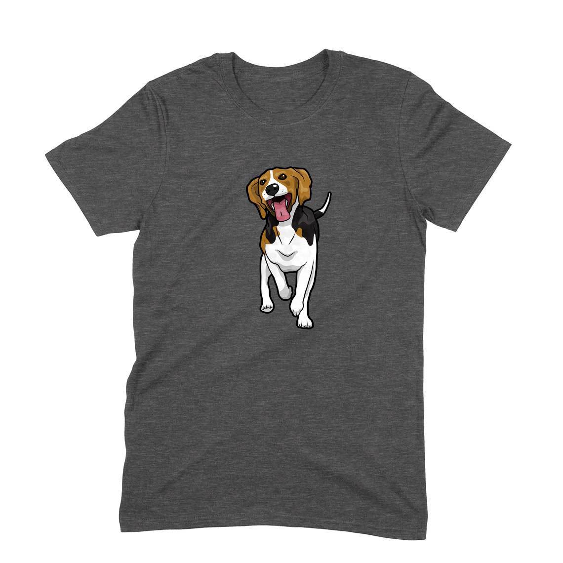Stepevoli Clothing - Round Neck T-Shirt (Men) - Fun Loving Beagle (11 Colours)
