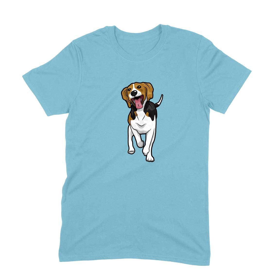 Stepevoli Clothing - Round Neck T-Shirt (Men) - Fun Loving Beagle (11 Colours)