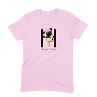 Stepevoli Clothing - Round Neck T-Shirt (Men) - Hang In There Pug (6 Colours)