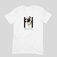 Stepevoli Clothing - Round Neck T-Shirt (Men) - Hang In There Pug (6 Colours)