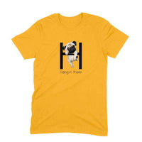 Stepevoli Clothing - Round Neck T-Shirt (Men) - Hang In There Pug (6 Colours)