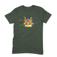 Stepevoli Clothing - Round Neck T-Shirt (Men) - Laser Sharp Cat (11 Colours)