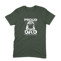 Stepevoli Clothing - Round Neck T-Shirt (Men) - Proud Pug Dad (6 Colours)