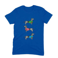 Stepevoli Clothing - Round Neck T-Shirt (Men) - Three Dachshunds (11 Colours)