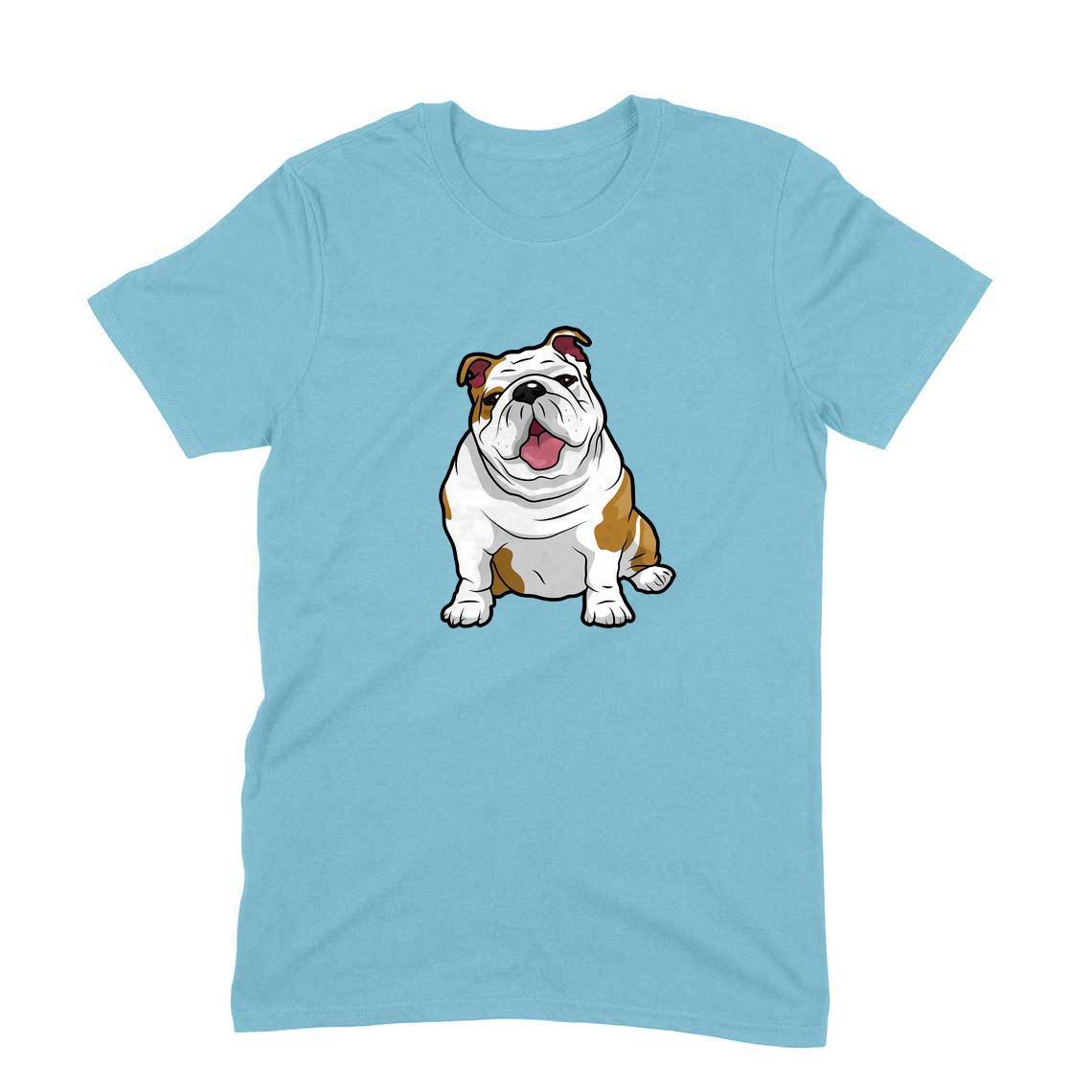 Stepevoli Clothing - Round Neck T-Shirt (Men) - Wringkly Sprinkly Bulldog (11 Colours)