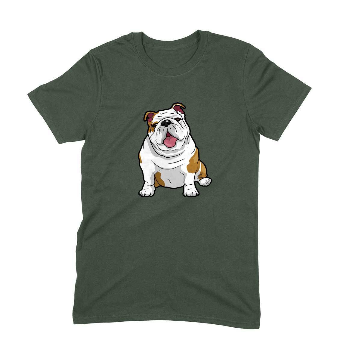 Stepevoli Clothing - Round Neck T-Shirt (Men) - Wringkly Sprinkly Bulldog (11 Colours)