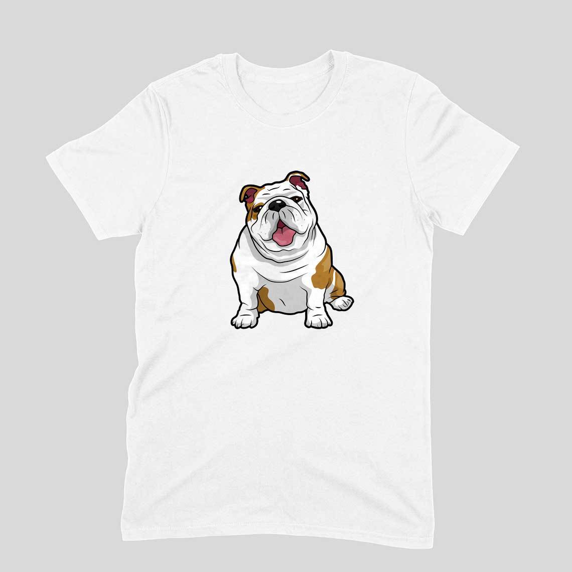 Stepevoli Clothing - Round Neck T-Shirt (Men) - Wringkly Sprinkly Bulldog (11 Colours)