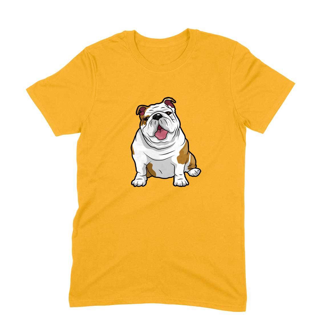 Stepevoli Clothing - Round Neck T-Shirt (Men) - Wringkly Sprinkly Bulldog (11 Colours)