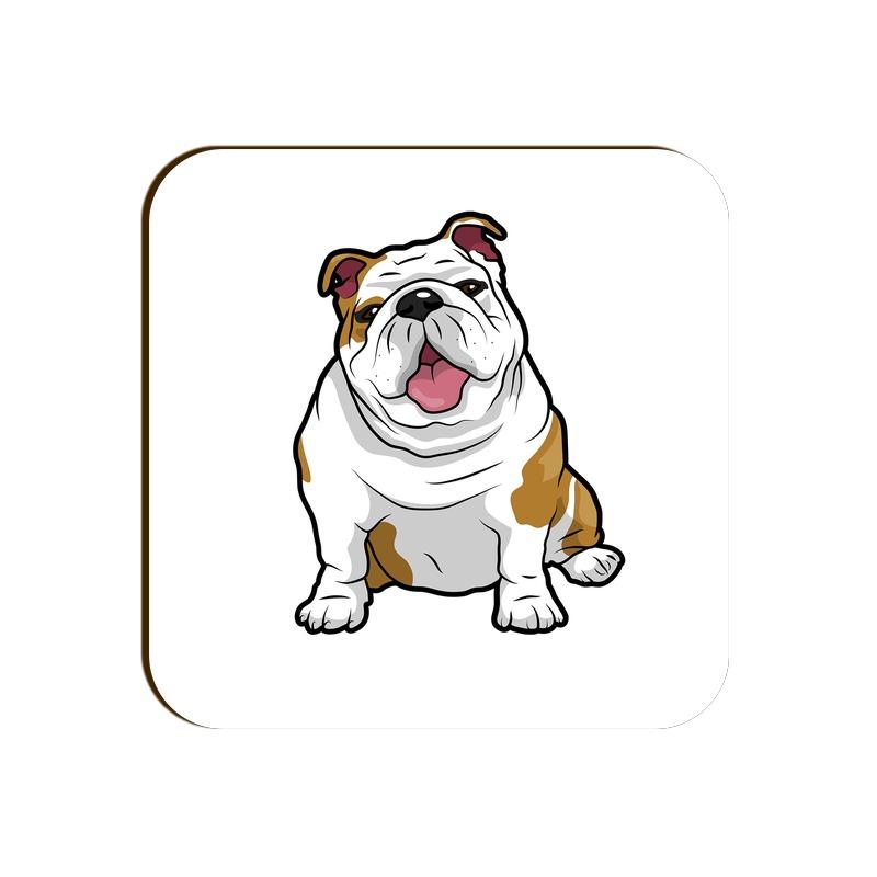 Stepevoli Coasters - Wringkly Sprinkly Bulldog Square Coaster